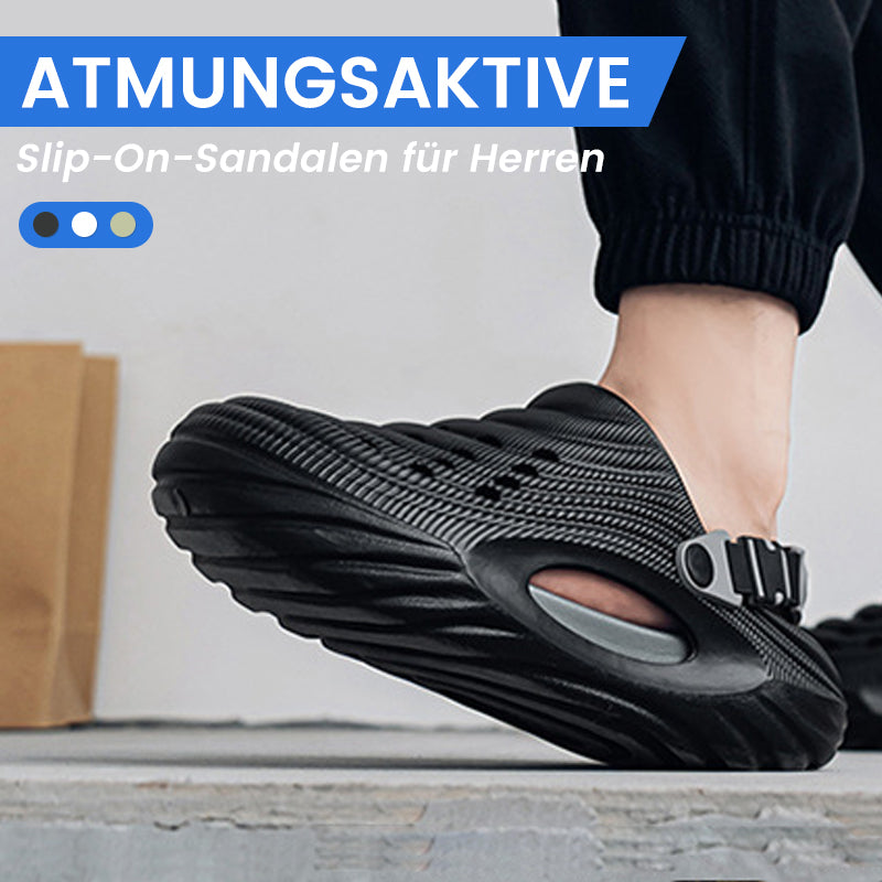 💥【EU40-45】⚡Ανδρικά αναπνεύσιμα slip-on σανδάλια