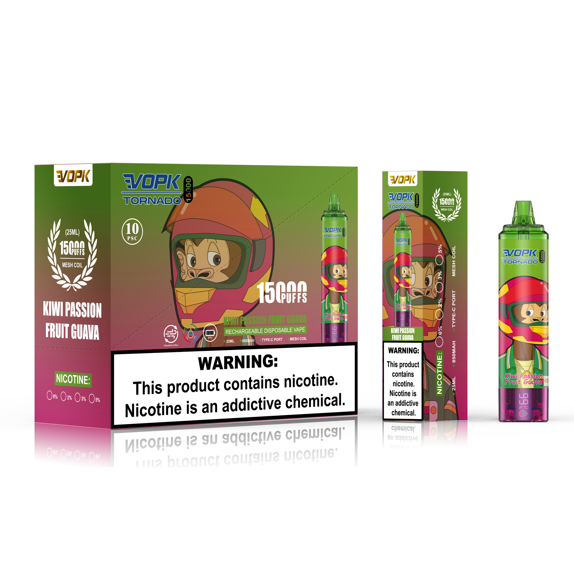 VOPK Tornado 15000 15K Puffs Disposable Vape Pen