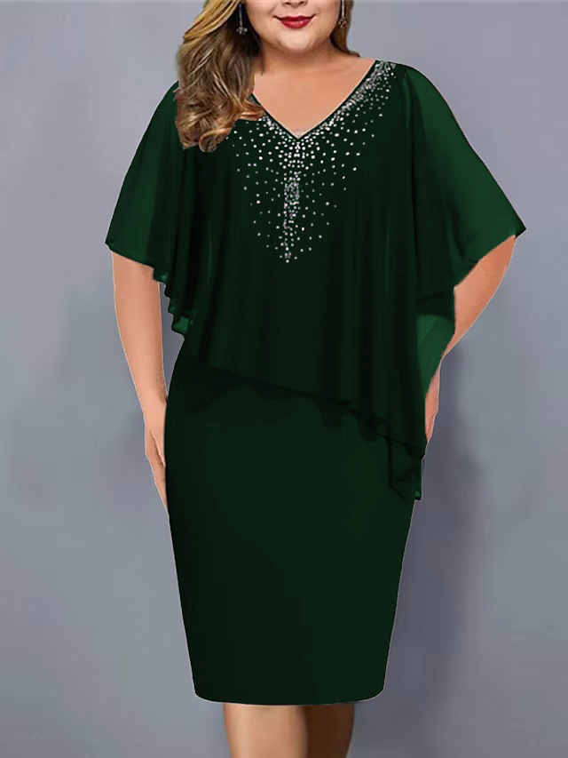 🔥🔥【P-5XL】Novos vestidos envolventes de chiffon para o verão de 2025