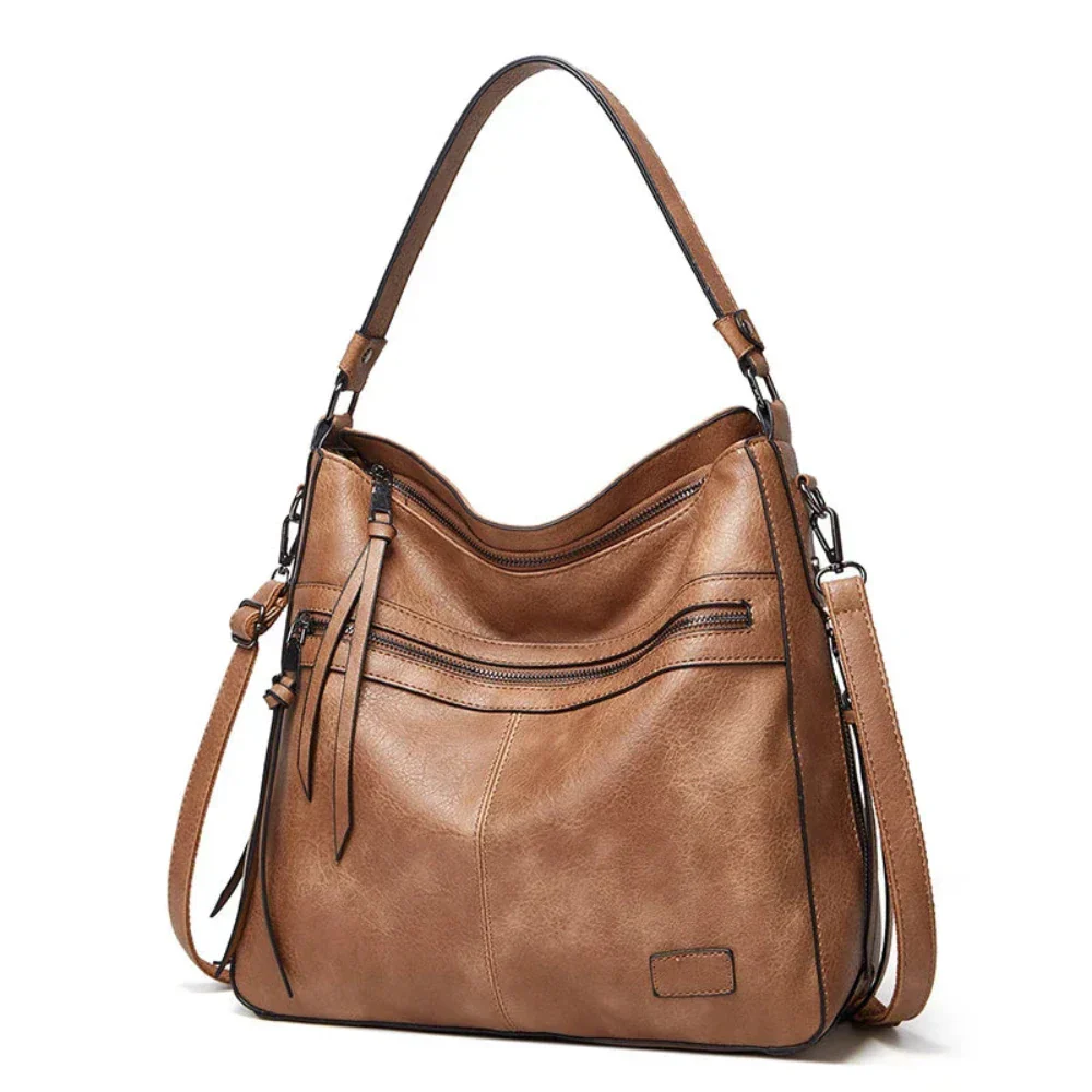 Bolsa de couro feita à mão