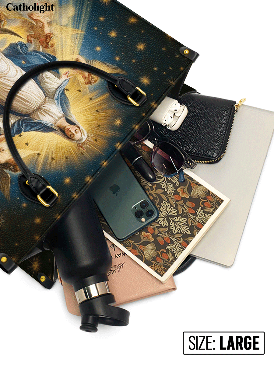 Catholight  The Queen of Heaven Leather Bag