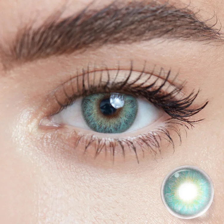 🔥 Buy one get one free ⌛ Emerald Green / Lilac Purple / Barbie Grey / Diva Green（DIA : 14.2mm；G.DIA : 13.5mm；BC : 8.7mm） | 6 Months, 2 pcs