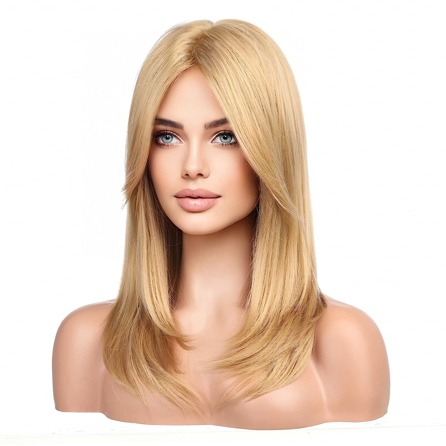 Synthetic Long Wigs  Hair with Bangs for Daily Use