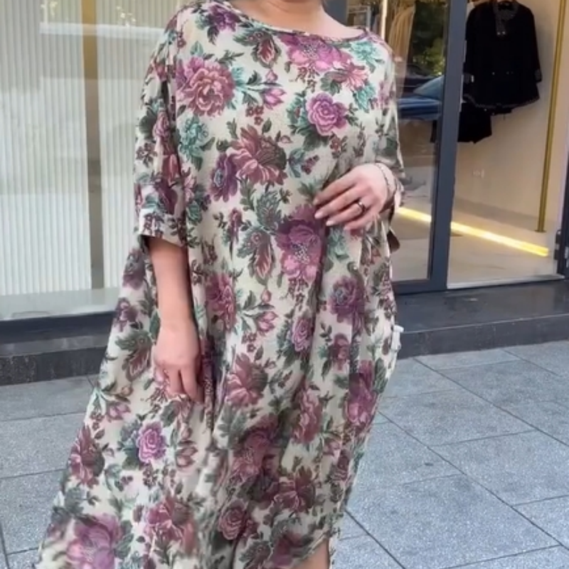 🌸Elegantiška gėlėta suknelė moterims