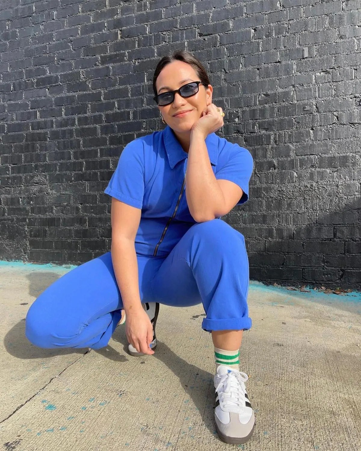 CROPPED UTILITY JUMPSUIT