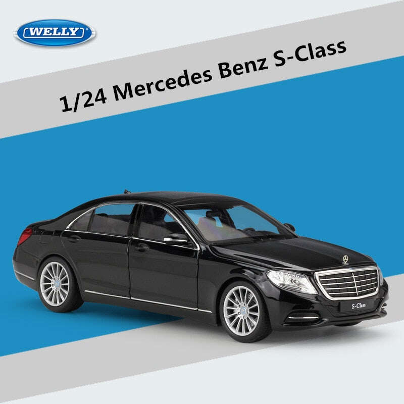 1:24 Mercedes Benz S-Class S500 Алуминиев модел на автомобил, отлят под налягане
