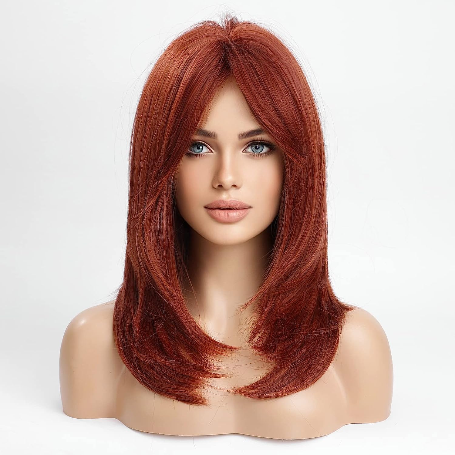 Synthetic Long Wigs  Hair with Bangs for Daily Use