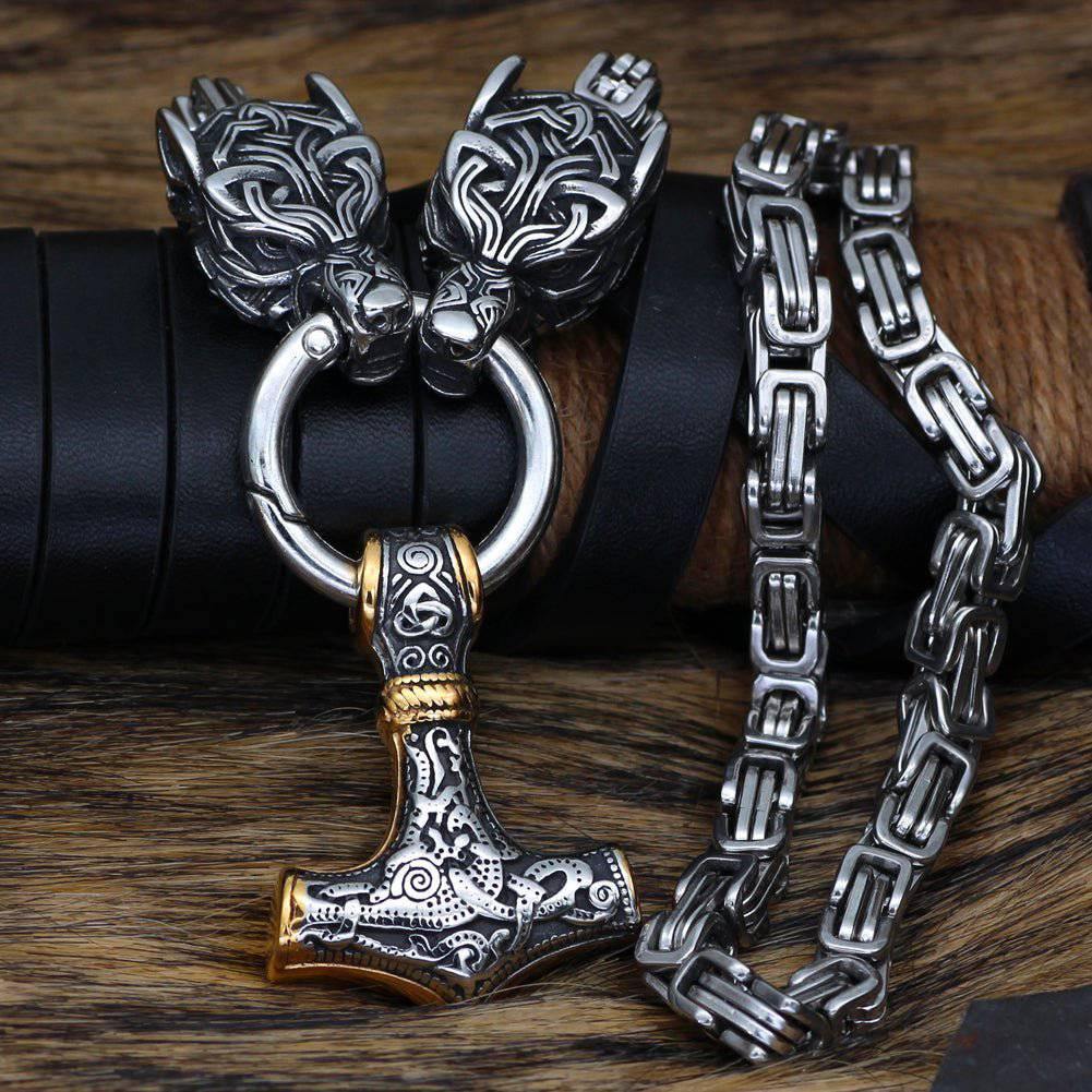 Тежка верига Viking Wolf's Bite - неръждаема стомана