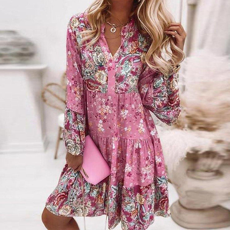 Super Sweet Pink Prairie Meadow mini ruha