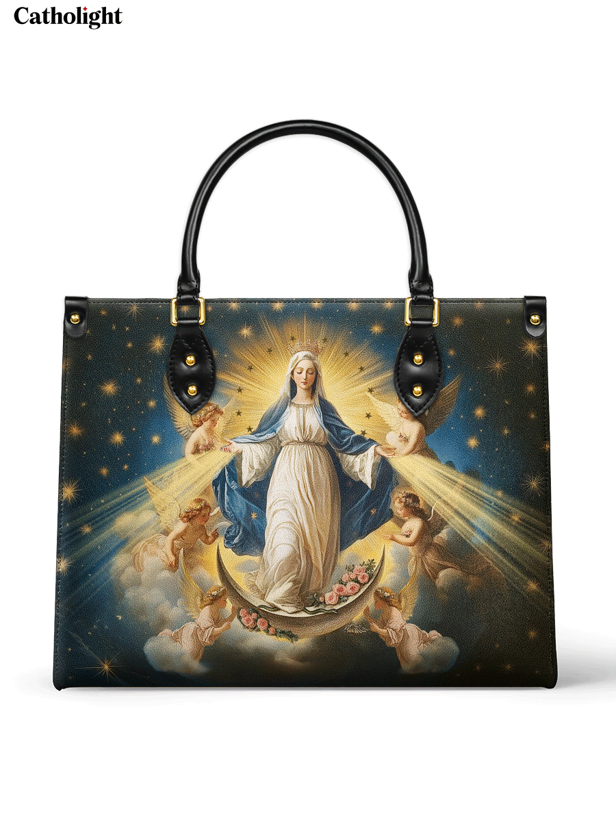 Catholight  The Queen of Heaven Leather Bag