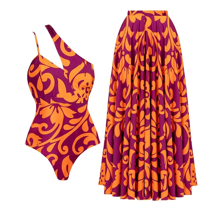 🔥 2025 New 🔥 Floral Print Two Piece Swimsuit Set