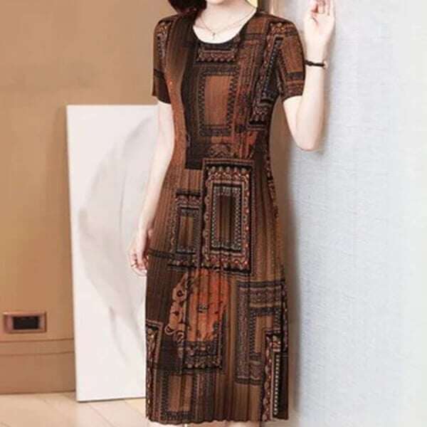 🔥🔥 Vestido plissado da moda
