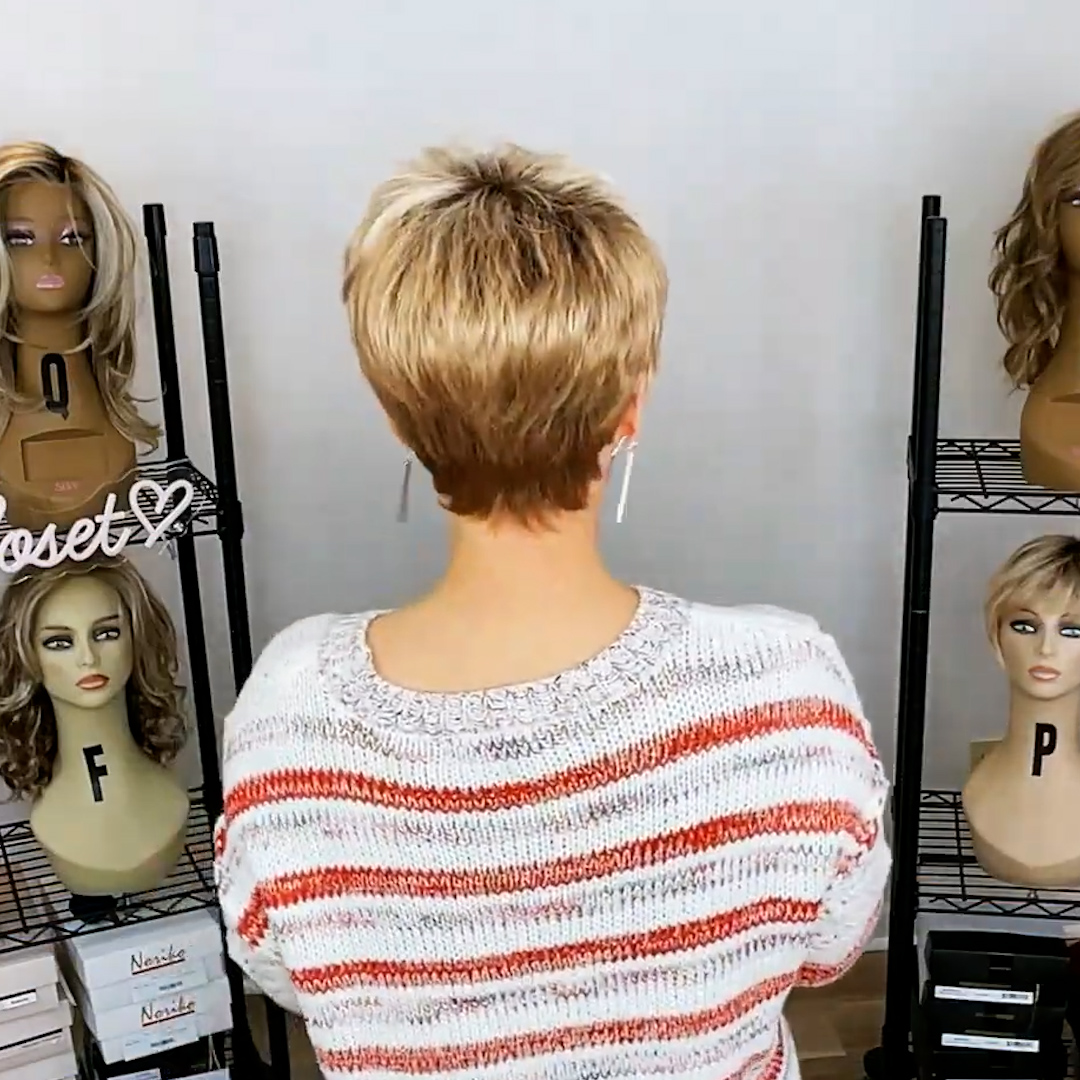 Champagne short hair
