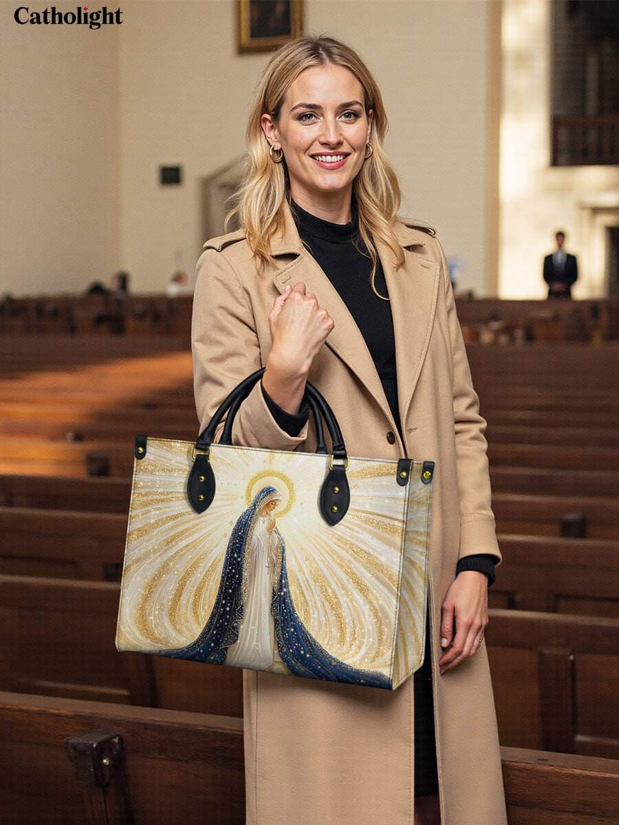 Catholight  Our Lady’s Eternal Glow Leather Bag