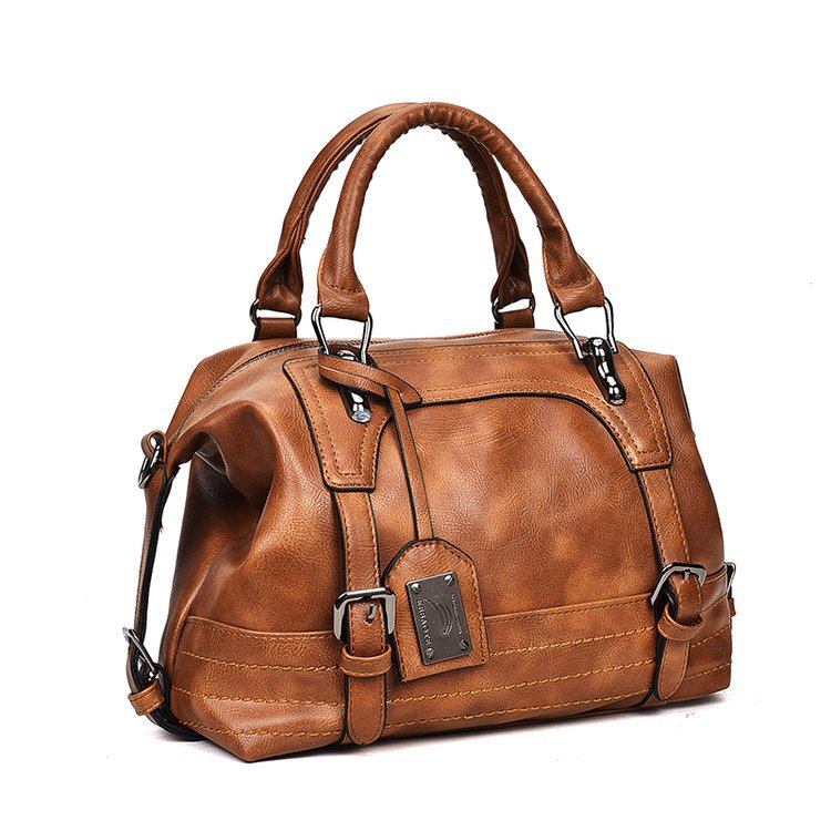 Vintage handmade leather bag