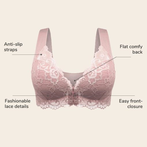 SORA BRA '5D' оформящ Push Up сутиен със закопчаване отпред
