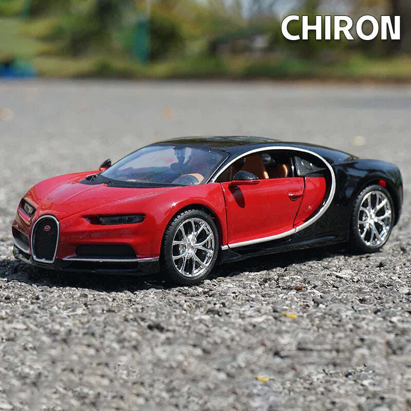 Храна 1:24 Bugatti Chiron Divo Supercar Diecast Модел