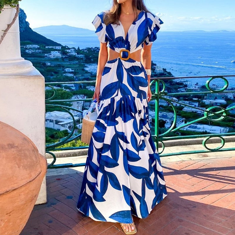 🌼 Cutout Maxi Dress