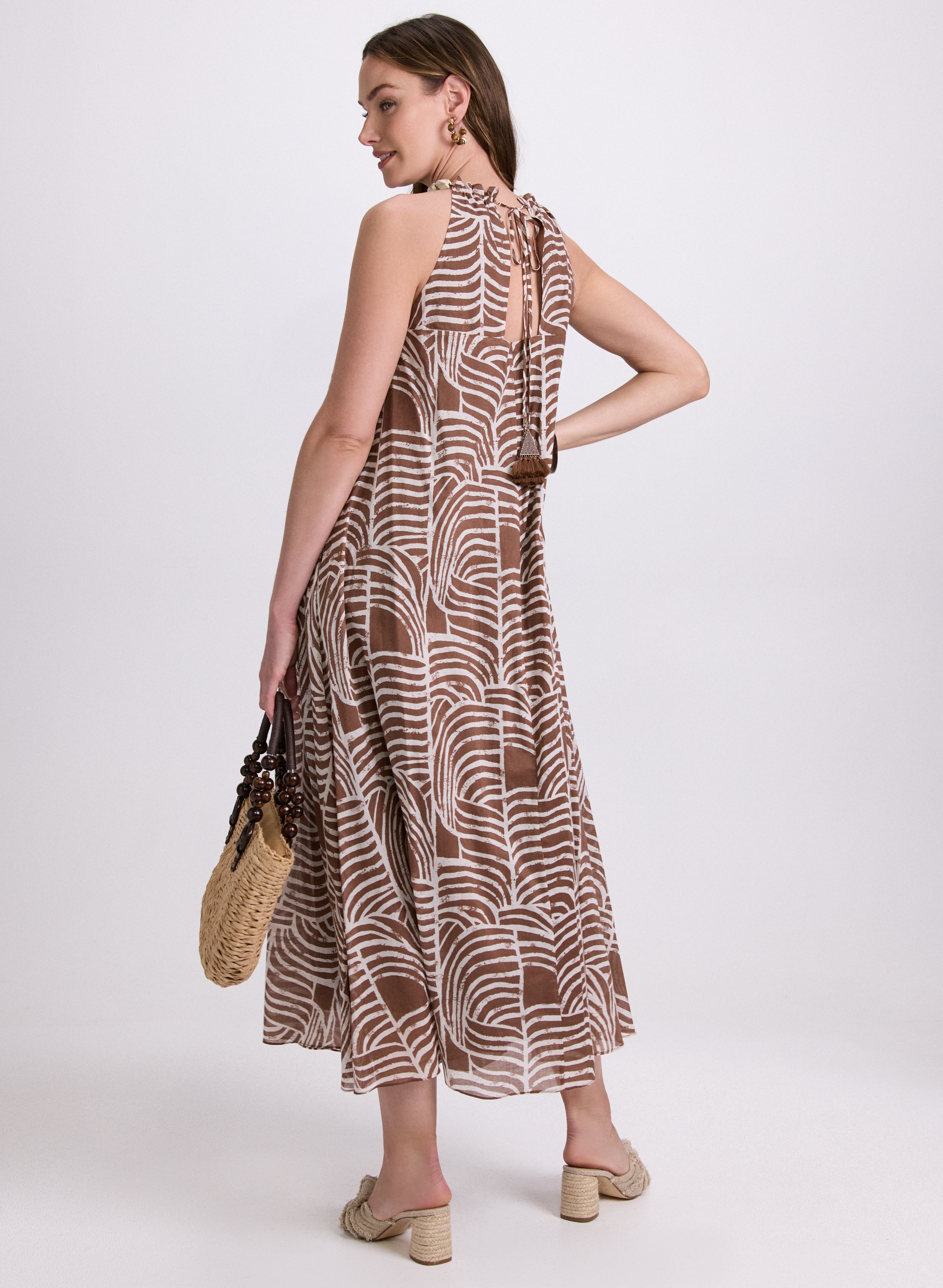 2025 New Halter neck maxi dress