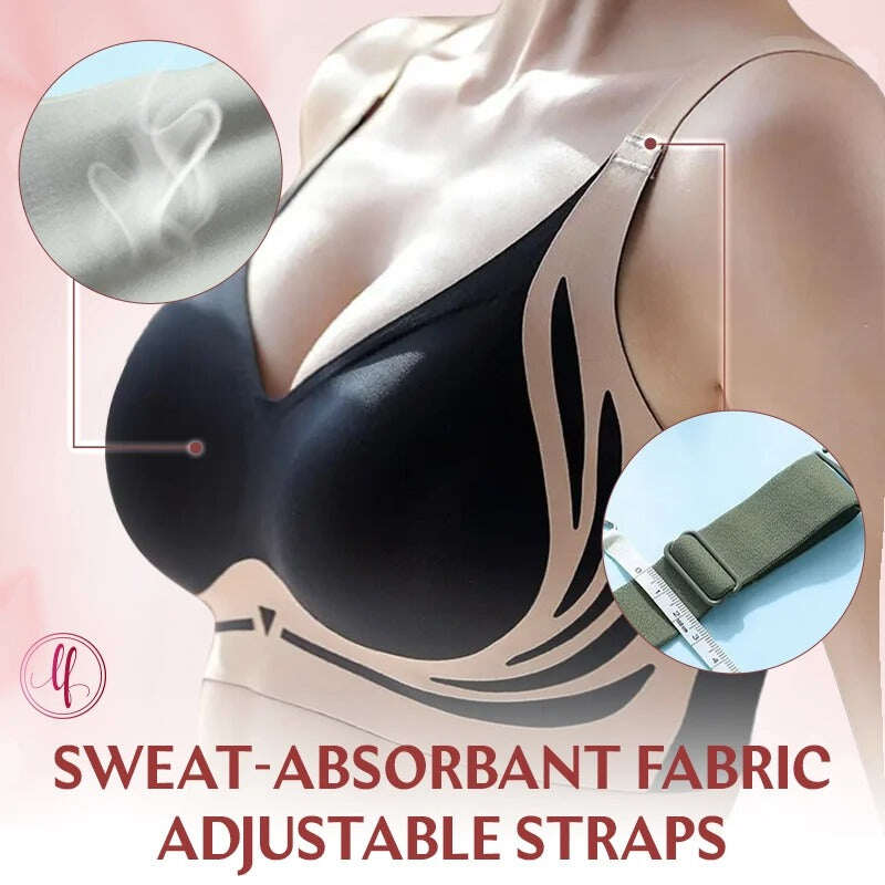 🎁Výpredaj posledného dňa - LushFitting - Bezšvová push Up podprsenka
