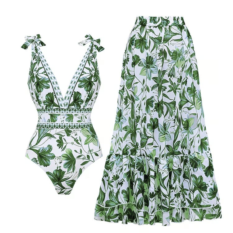 2025 New 🤩 Reversible Tie-shoulder Bikini Swimsuit Set🎁