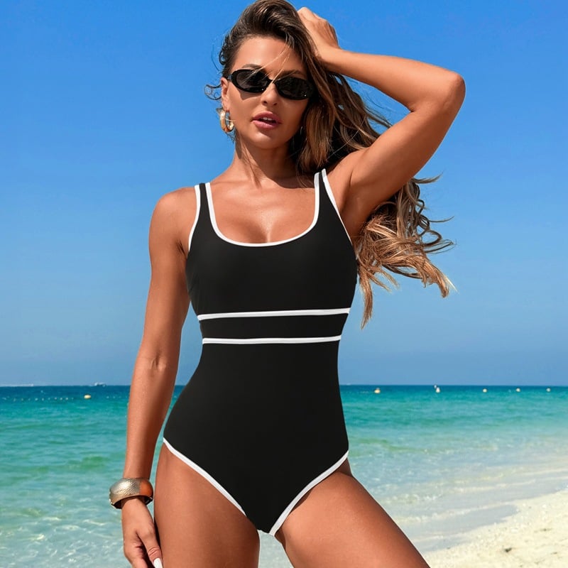 2025 Print One Piece Swimsuit Set