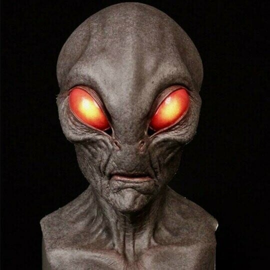 🛸🤯Máscara alienígena engraçada 3