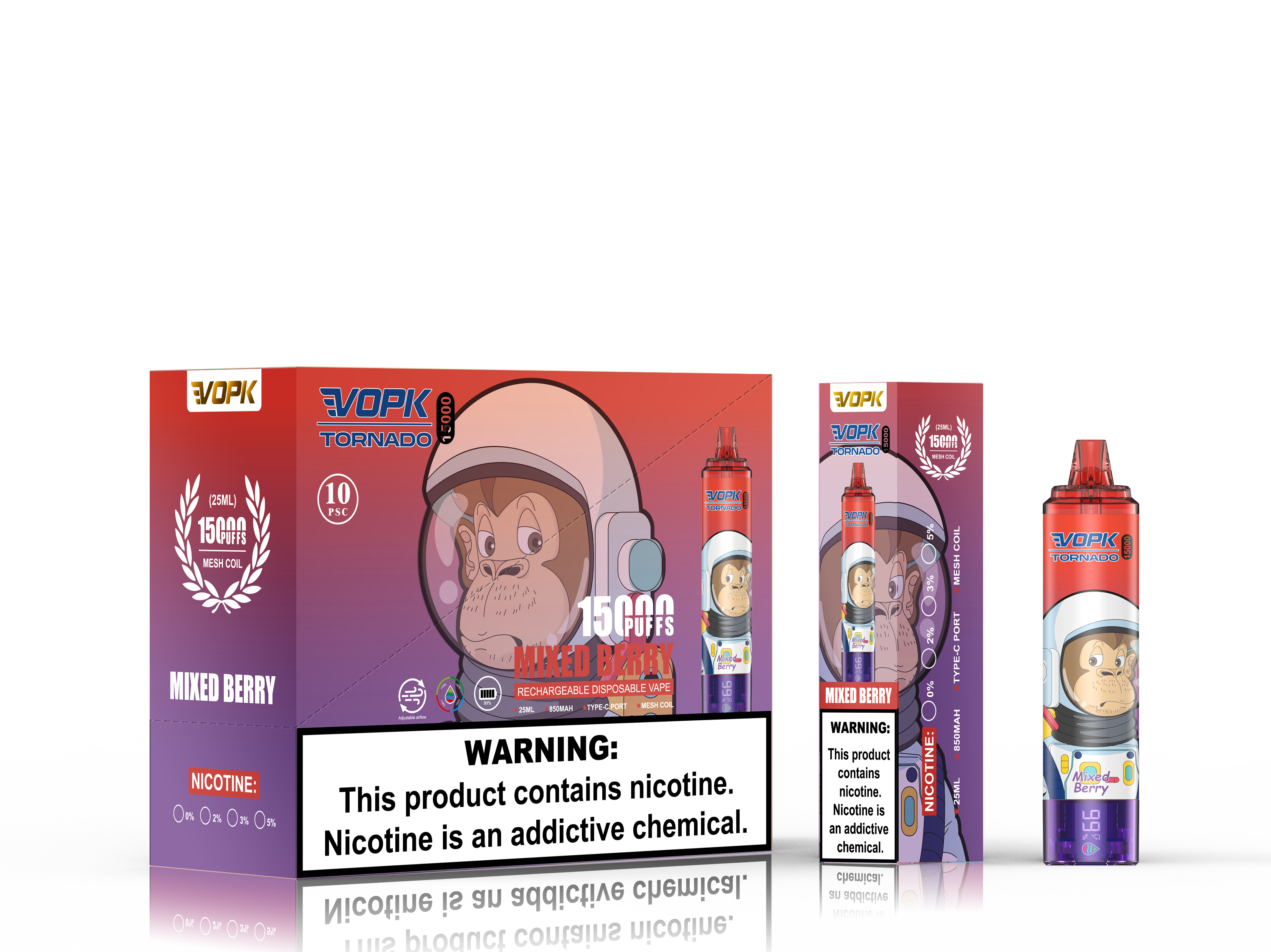 VOPK Tornado 15000 15K Puffs Disposable Vape Pen