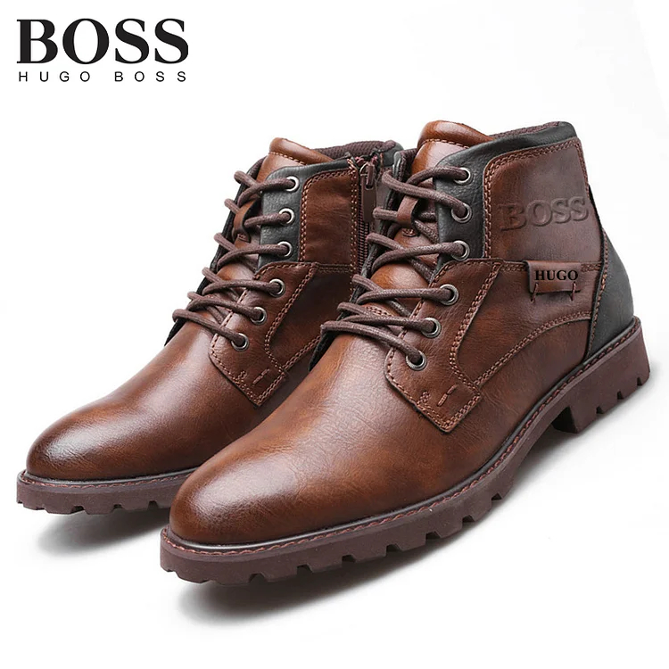 BOSS®2023 férfi puha bőrcipő