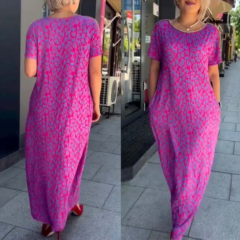 👗2024 Elegantna haljina veće veličine s printom