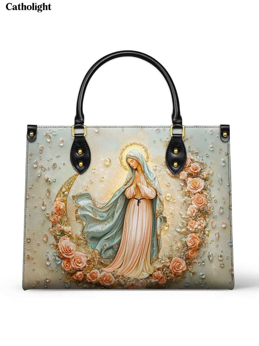 Catholight  The Crescent of Serenity Leather Bag