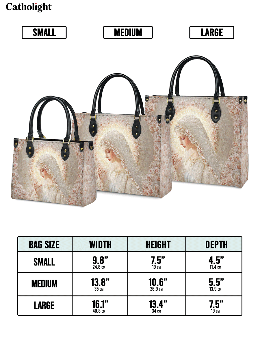 Catholight  Rose Halo Devotion Leather Bag