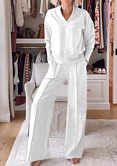 Completo moda casual da donna (top + pantaloni)
