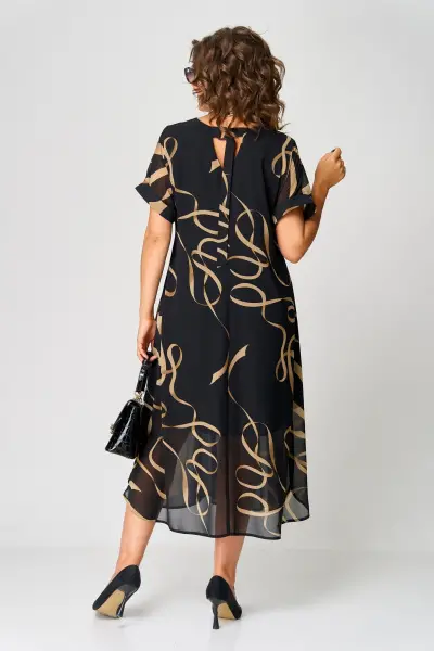 😎💃Novidades para o Verão💥[P-5XL]Vestido de Chiffon Plus Size | Confortável e Respirável