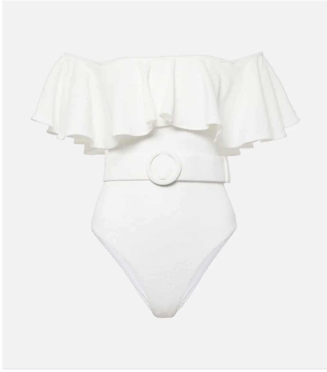 ✨ Lace Skirt Ruffle One Piece Swimsuit Set 🩱