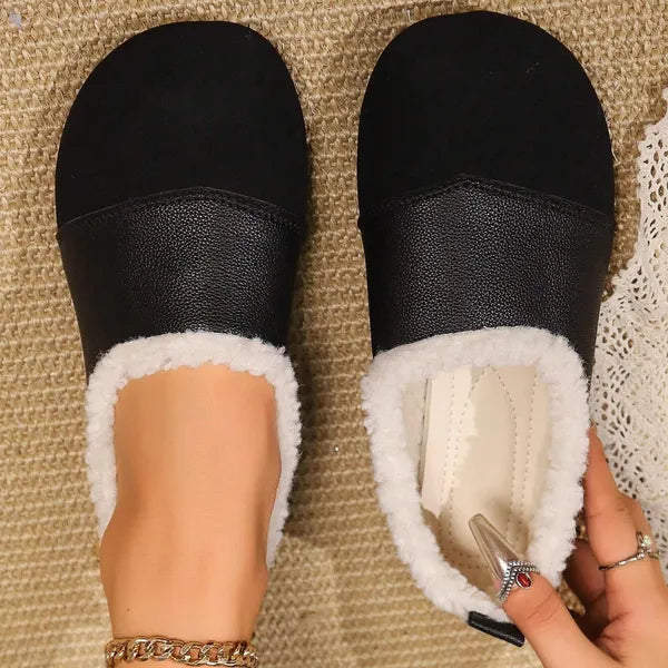 🔥Výpredaj posledného dňa🔥 - Teplé a luxusné dámske kožené topánky