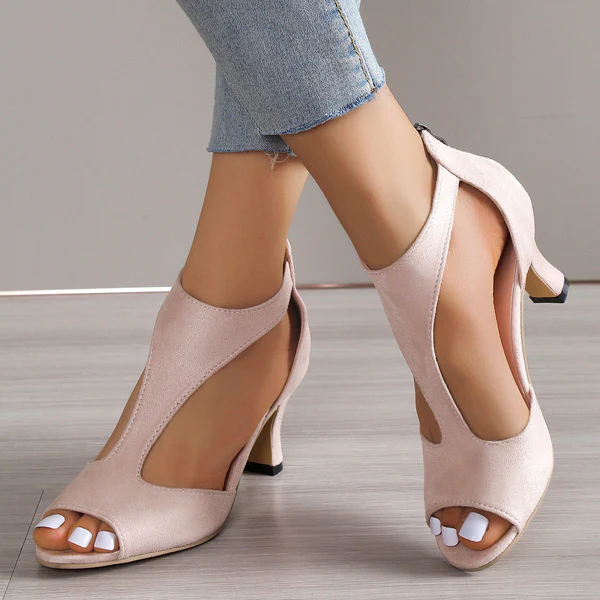 👡Novos saltos altos romanos femininos da moda 2025