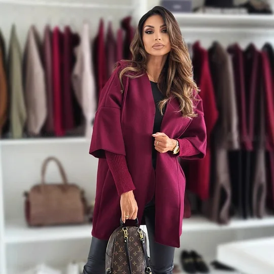 Elegantna ženska čvrsta jakna s kapuljačom