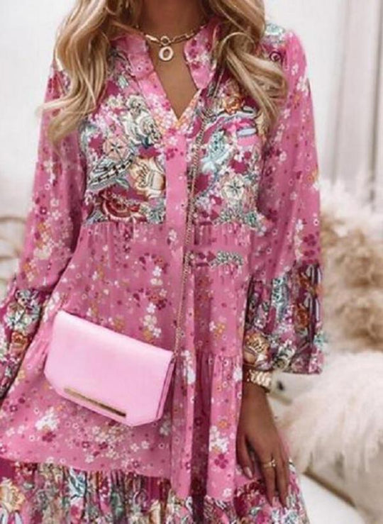 Super Sweet Pink Prairie Meadow mini ruha