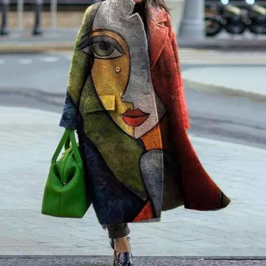 Zara®💥2023 uus moodne pikk villane mantel naistele