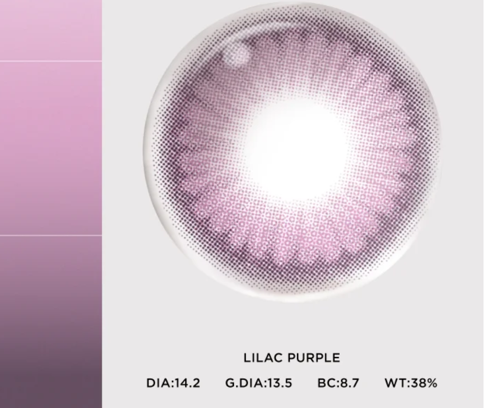 🔥 Buy one get one free ⌛ Emerald Green / Lilac Purple / Barbie Grey / Diva Green（DIA : 14.2mm；G.DIA : 13.5mm；BC : 8.7mm） | 6 Months, 2 pcs