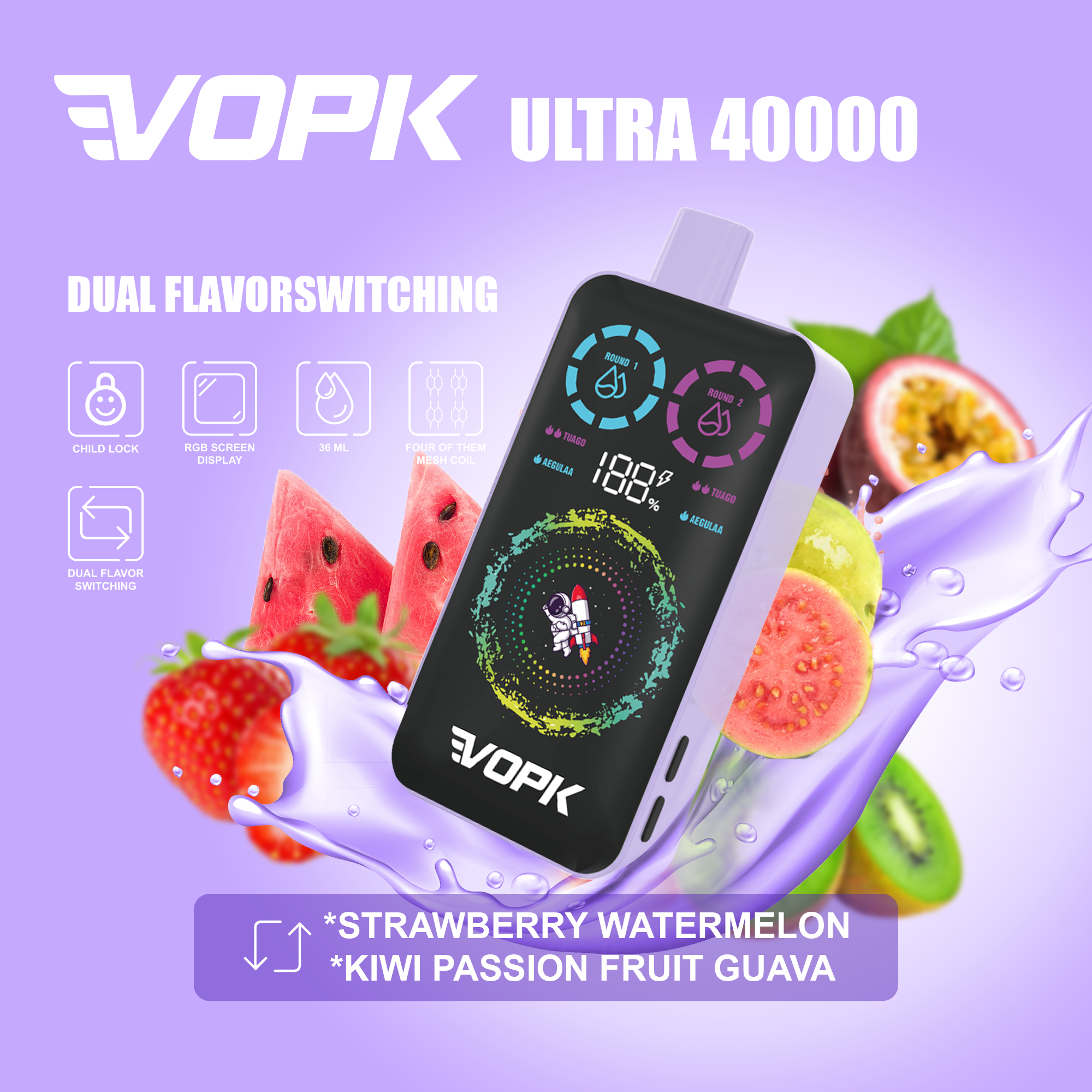 VOPK ULTRA 40000 Puffs Double Taste Disposable Vape – Advanced Features for Maximum Enjoyment - News