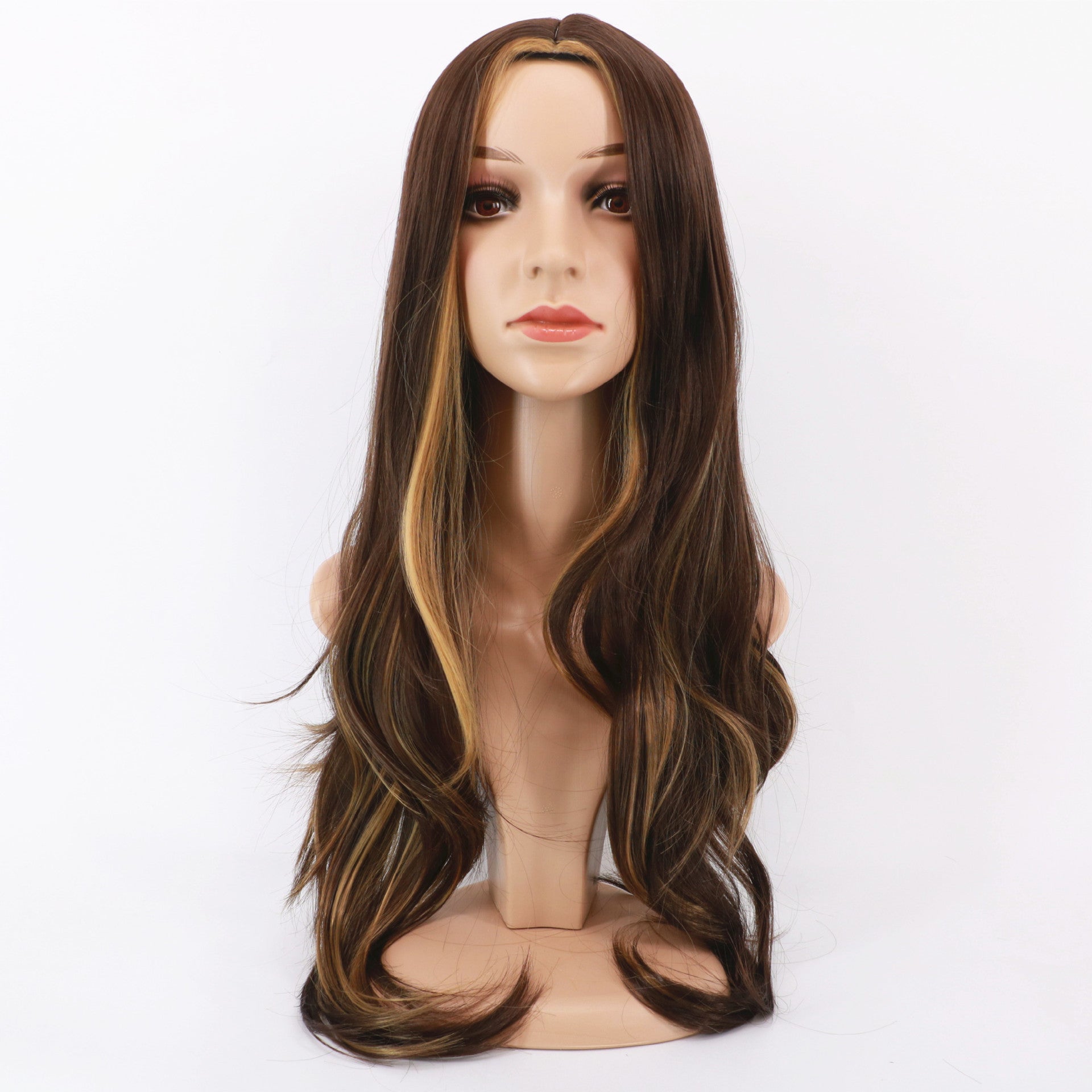 Big wavy blonde wig for daily use