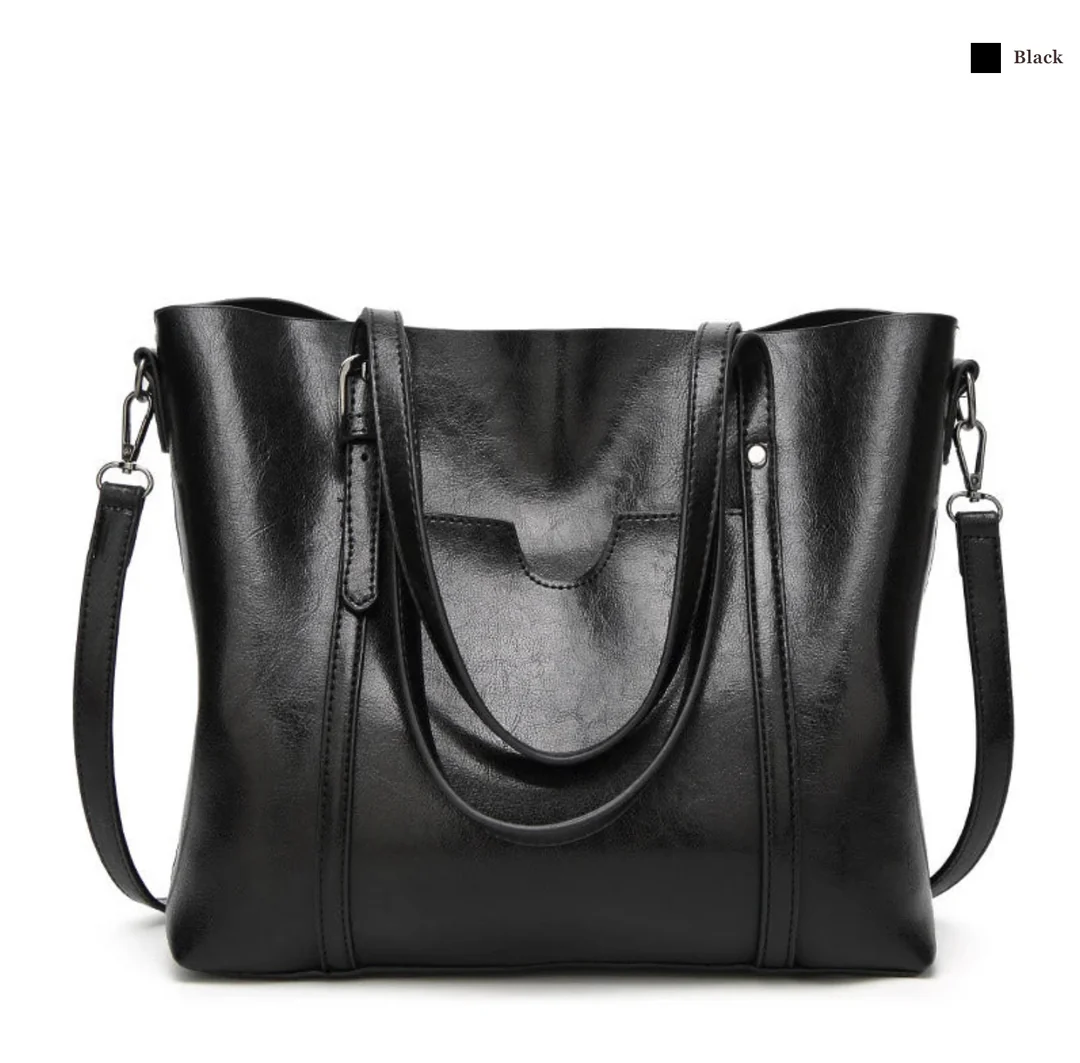 Bolsa de couro feita à mão