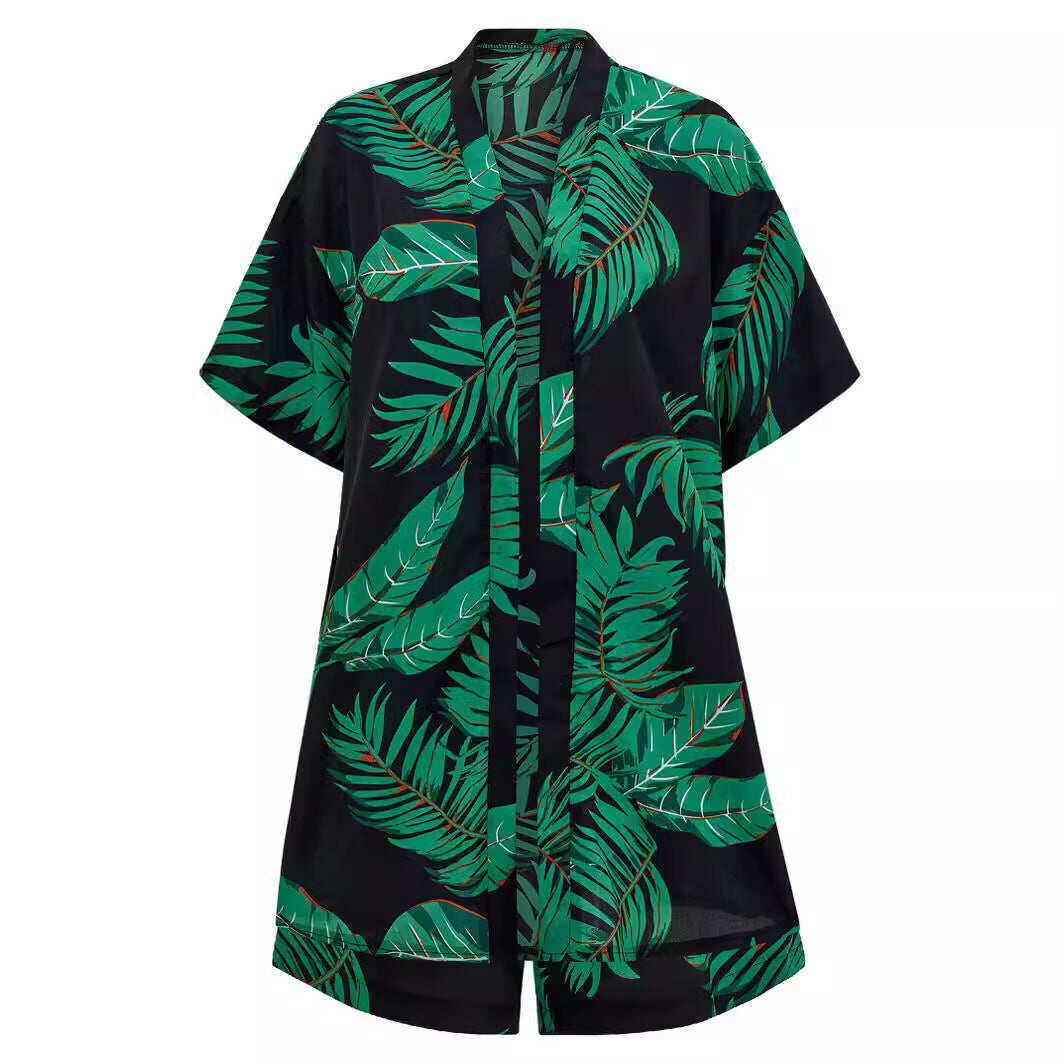 Top e shorts de verão