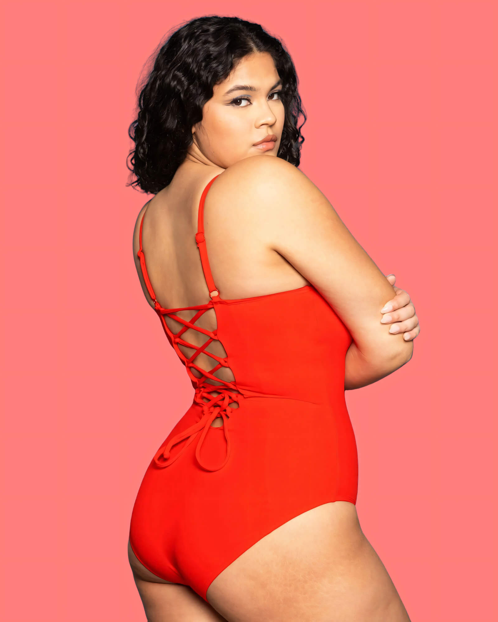 Marjorie swimsuit with integrated corset