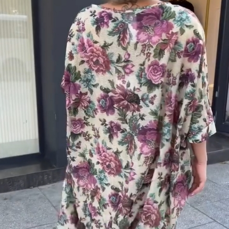 🌸Elegantiška gėlėta suknelė moterims
