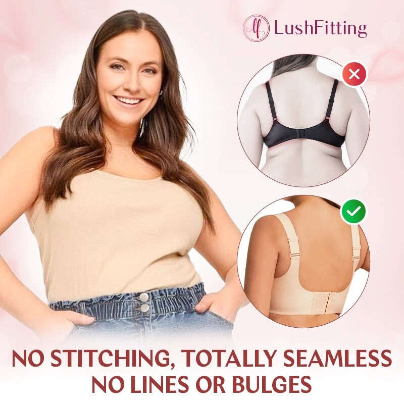 🎁Výpredaj posledného dňa - LushFitting - Bezšvová push Up podprsenka