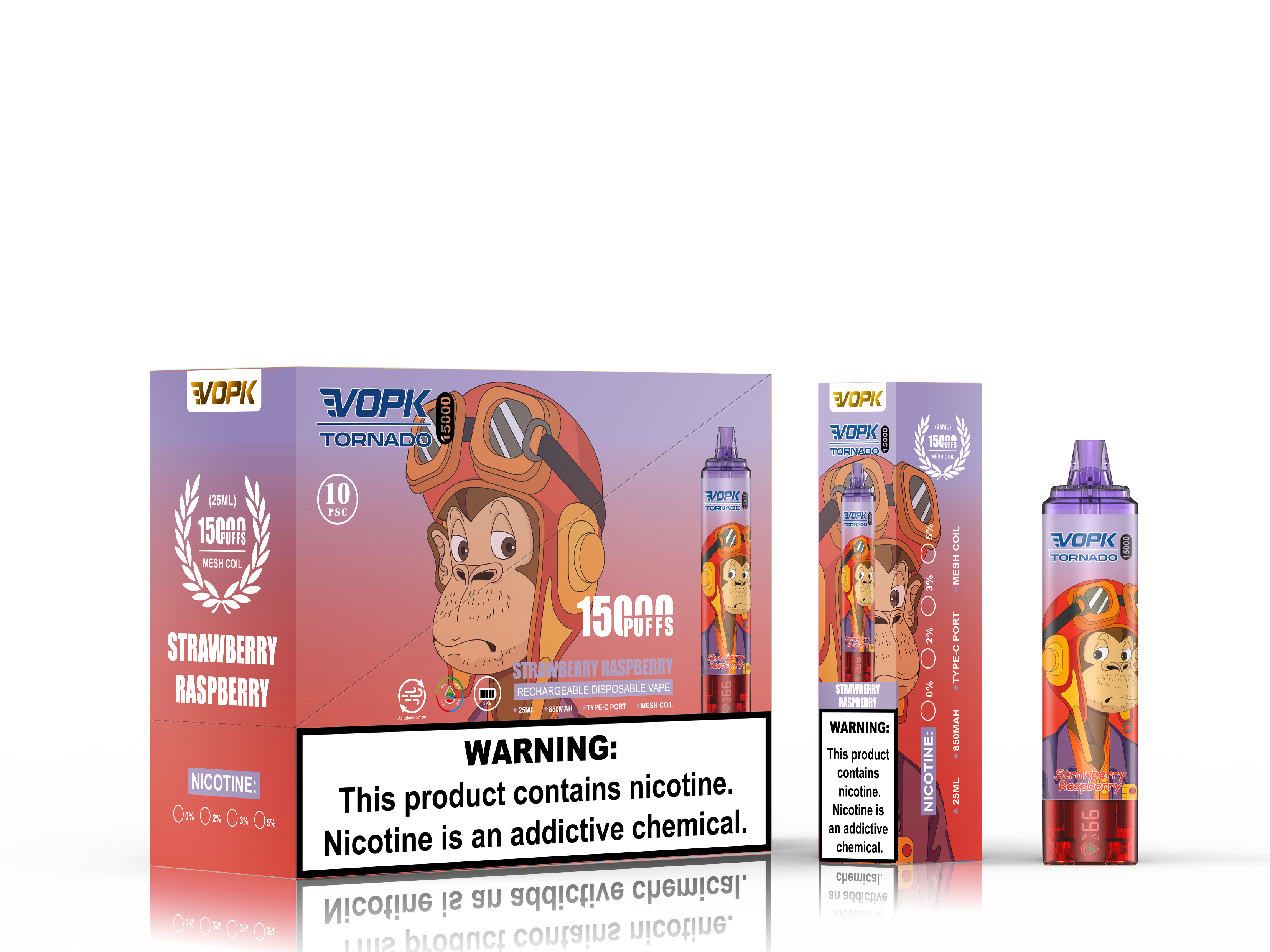 VOPK Tornado 15000 15K Puffs Disposable Vape Pen