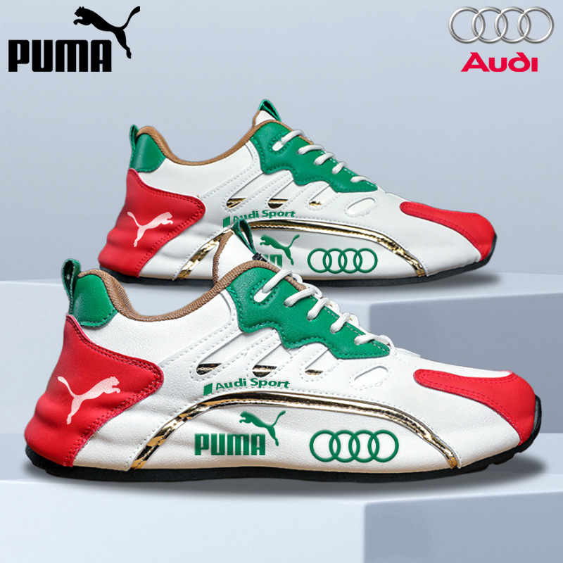 PUMA&Audi könnyű és kényelmes vízálló bőrcipő
